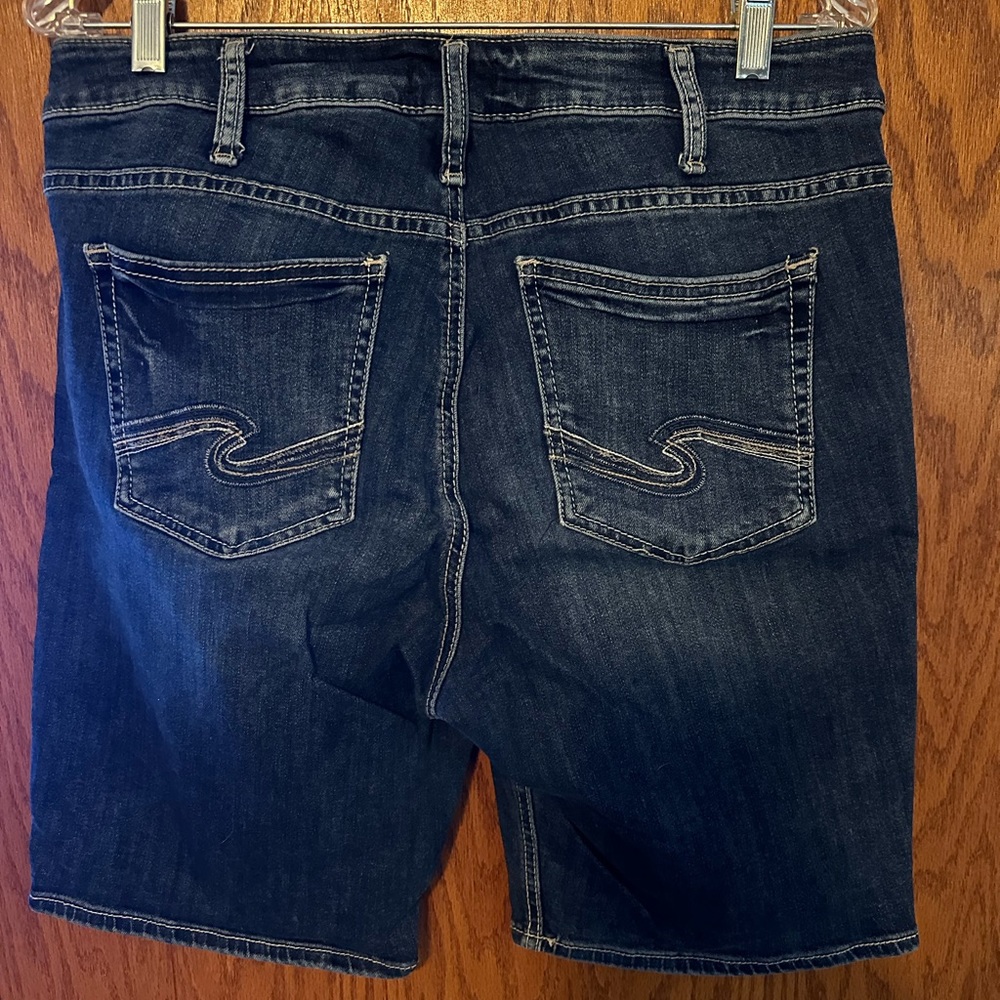 Silver Bermuda Shorts